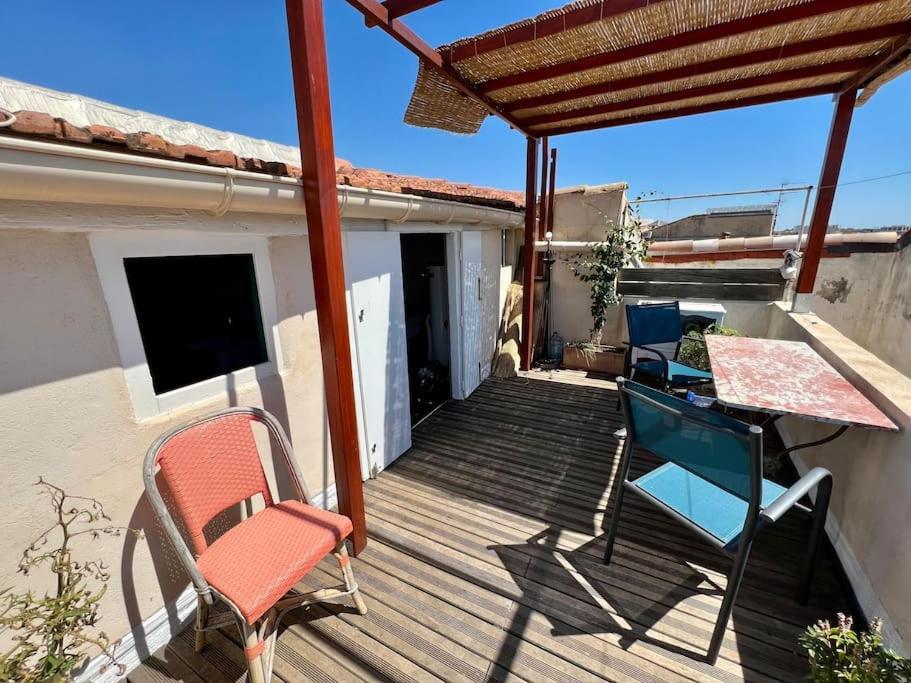 Une Ambiance Boheme Sur Les Toits De Sainte-Anne Montpellier Extérieur photo
